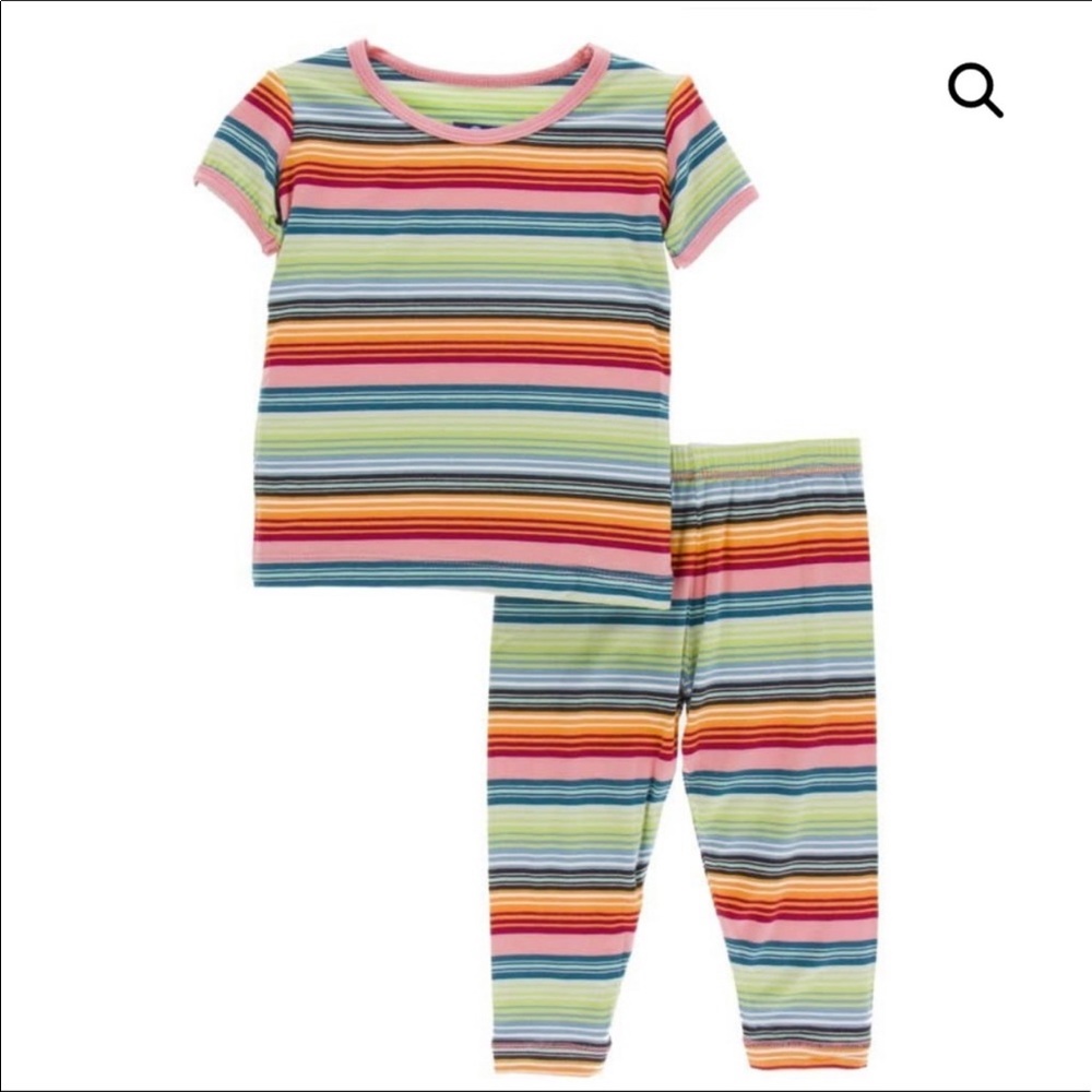 Kickee Pants Cancun Strawberry Stripe